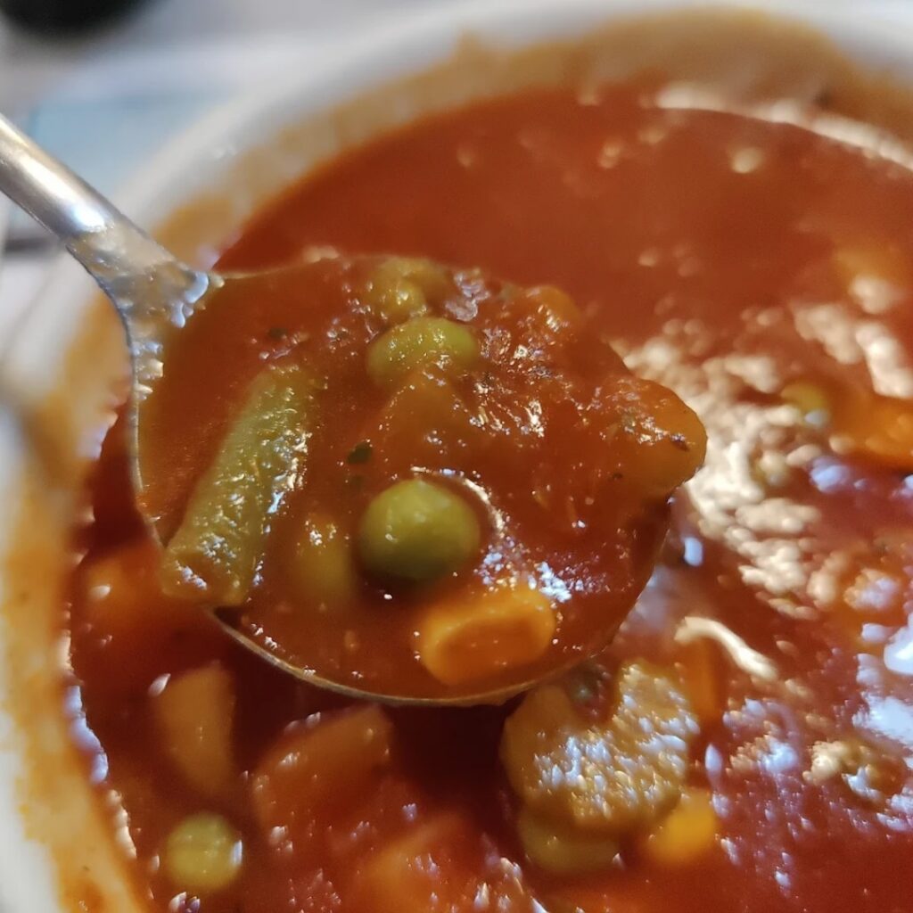 Homemade soup at Angelo's