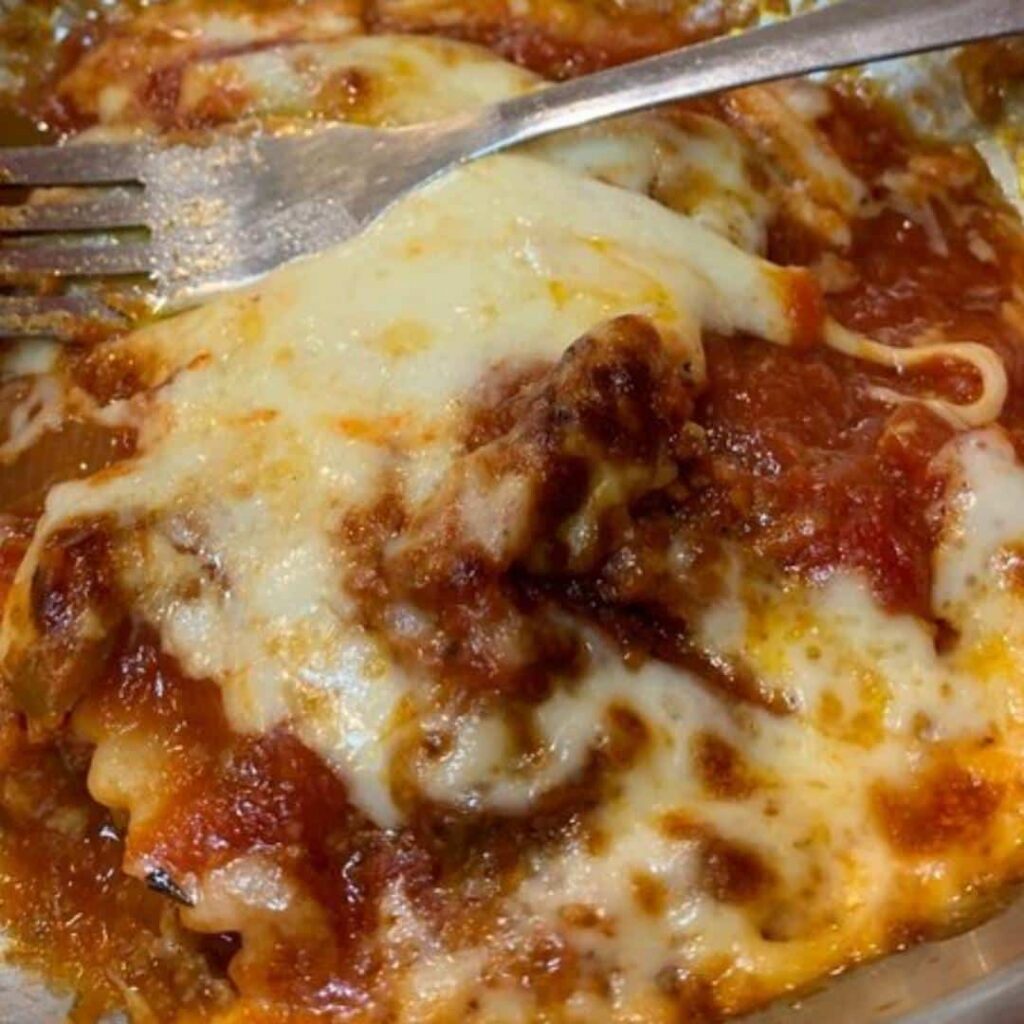 Lasagna at Angelo's