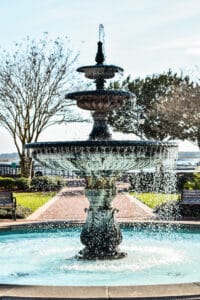 Fountain at Howard Gilman Waterfront Park - St. Marys