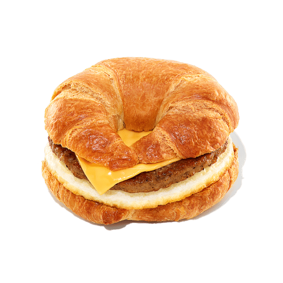 Dunkin' Sausage Egg and Cheese Breakfast Sandwich on a Croissant