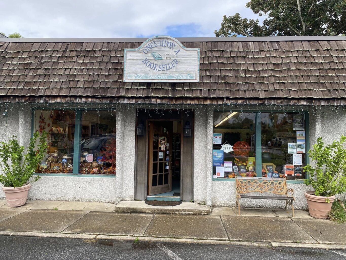 Once Upon a Bookseller Exterior Storefront from Facebook 03-2026