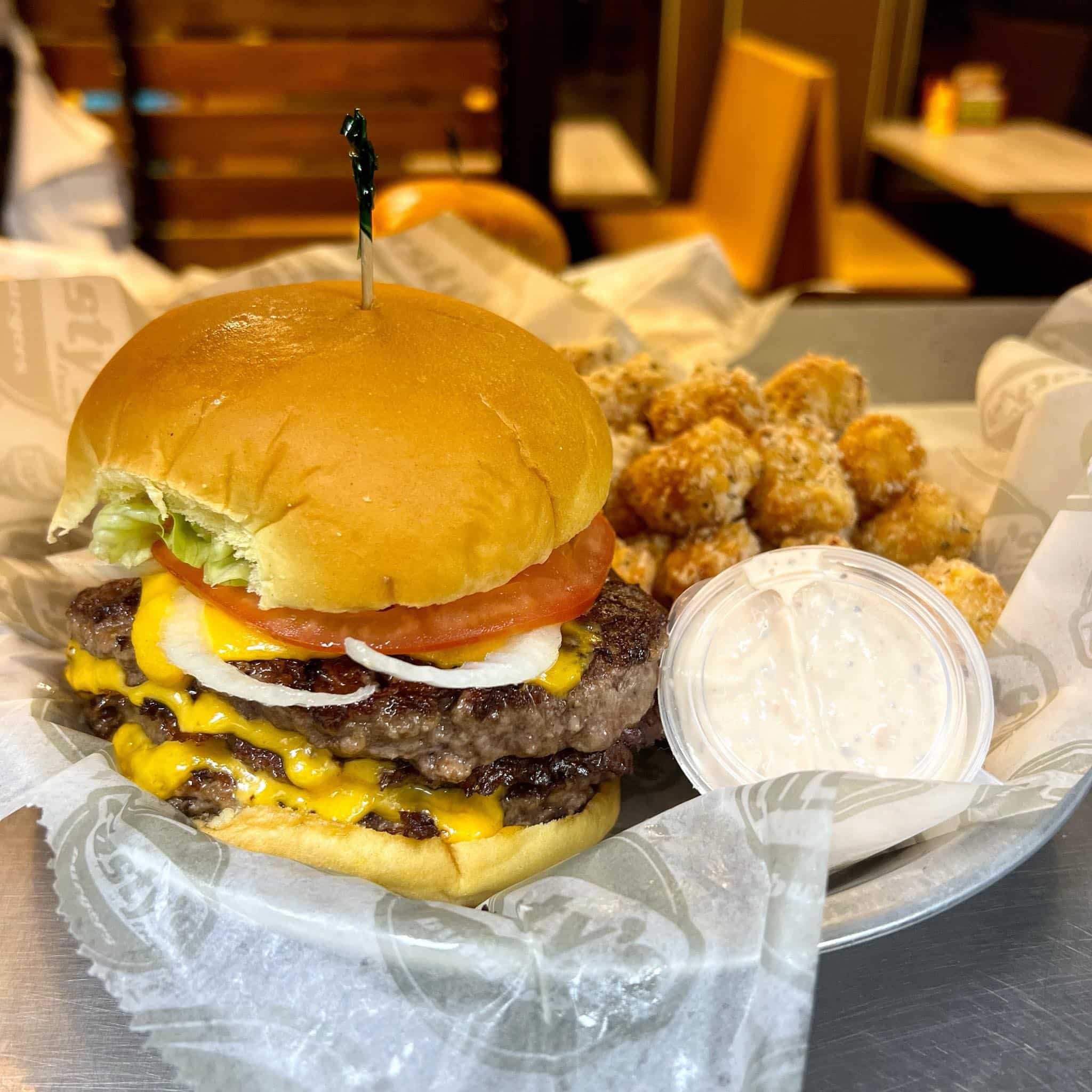 Tasty's Kingsland Burger and Tots