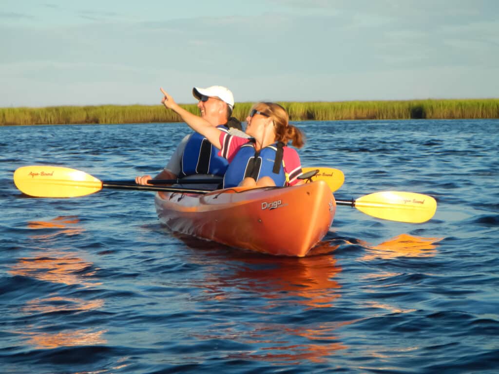 Paddling the river to Cumberland Island