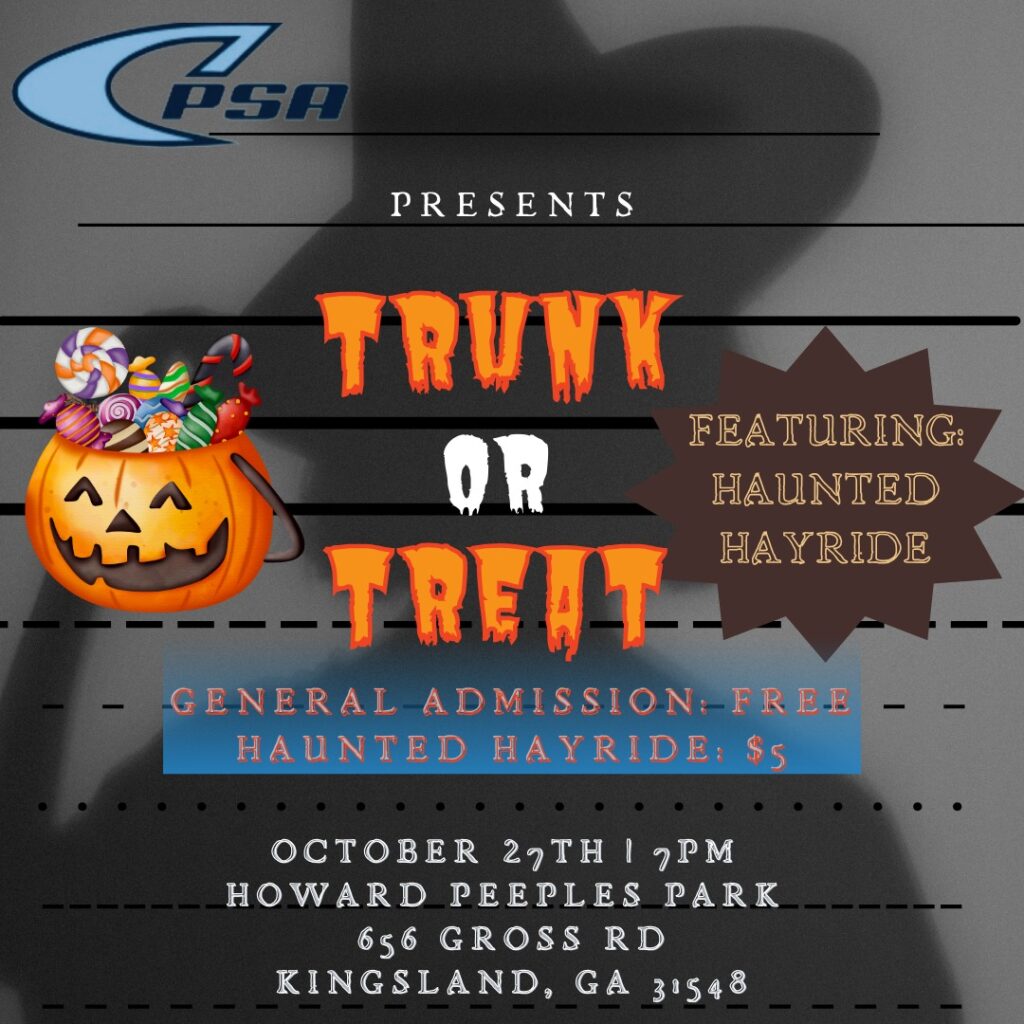 Camden PSA Trunk or Treat Visit Kingsland,