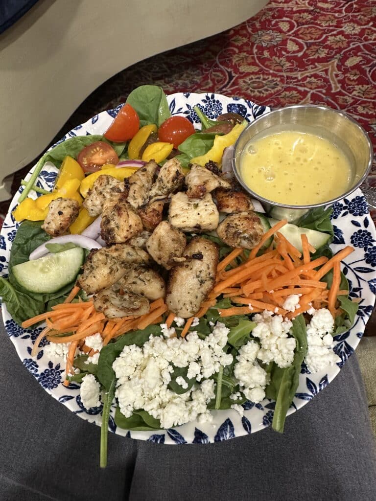 image-cottle-and-gunn-downtown-st-marys-georgia-inside-cafe-cobb-salad