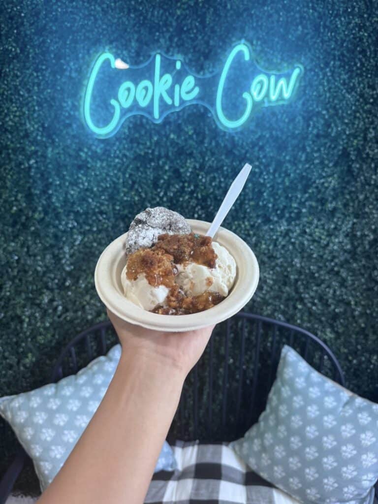 Cookie-Cow-Ice-Cream-with-cookies-and-cobbler-kingsland-georgia