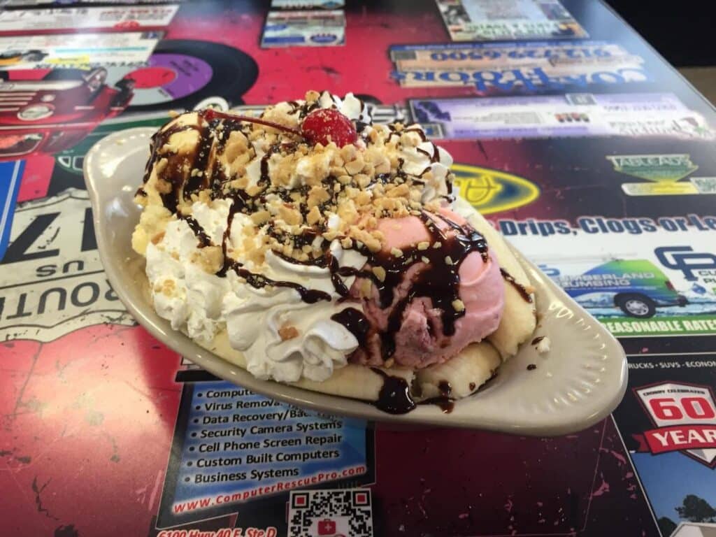 Banana Split Sundae