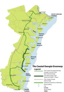 Coastal Georgia Greenway Map