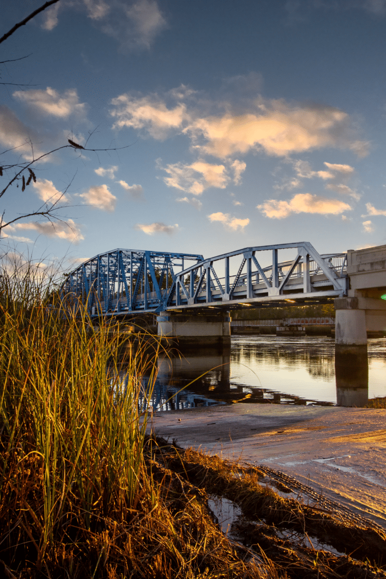 sunset-golden-sun-blue-bridge-near-kingsland-georgia