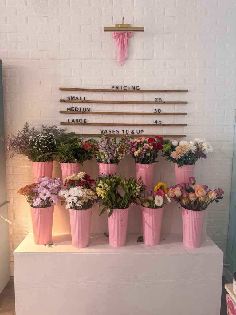 The-Bloom-Bar-flower-stems-in-buckets-to-build-your-own-boutique-downtown-kingsland-georgia