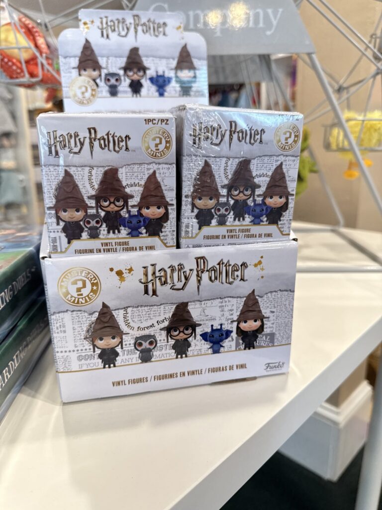 Display of Harry Potter big head dolls