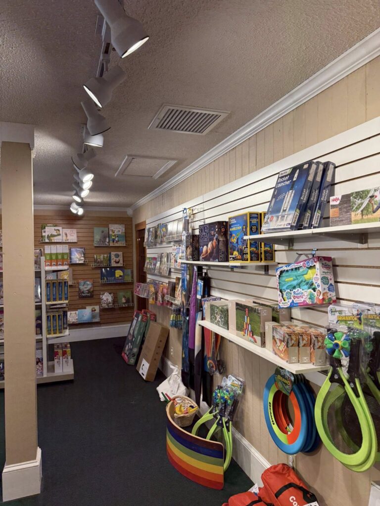 Interior of Foxtail Toys shop