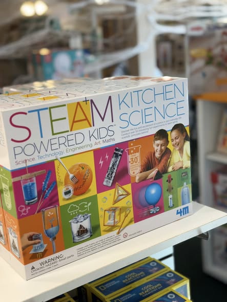 STEM toy box on a display