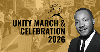 Graphic for NAAP MLK Jr Day March & Celebration 2026