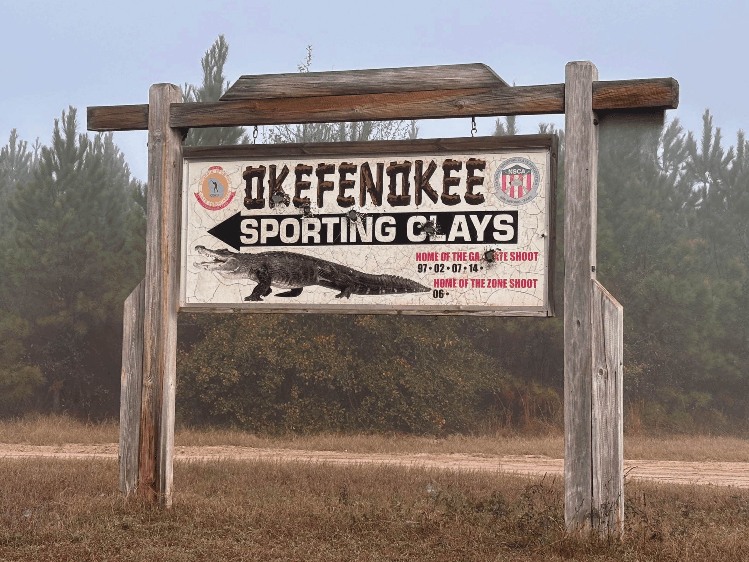 Image: Okefenokee Sporting Clays Sign 01-2026