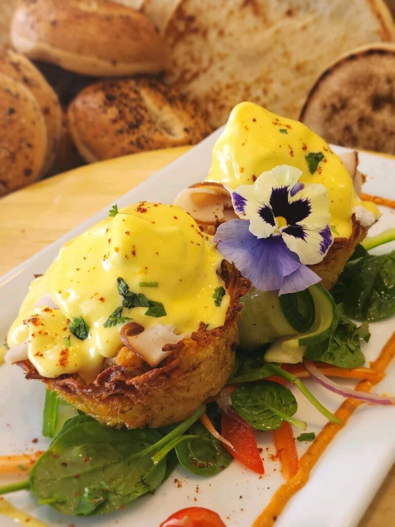 St. Marys Harbor Restaurant Med Eggs Benedict