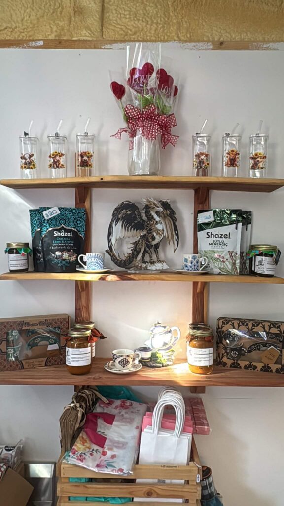 Mad Hatter Tea and Sweets Boutique Display Shelf