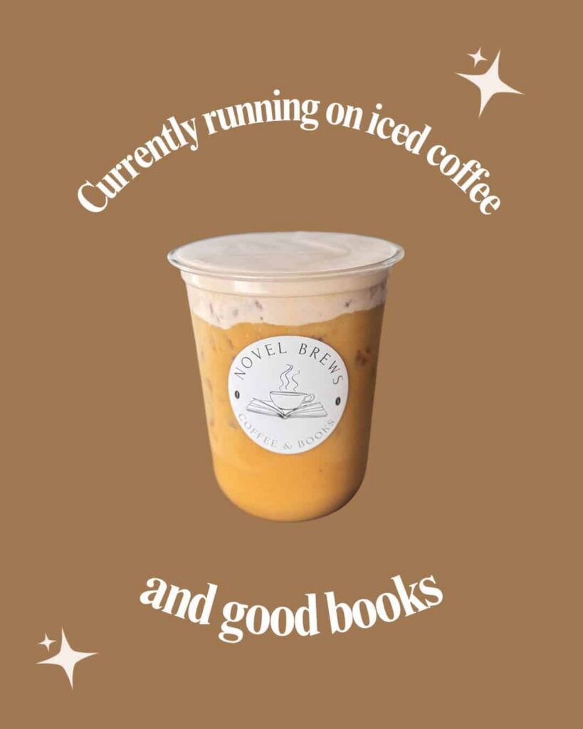 Novel Brews Iced Latte Image from Facebook 01-2026