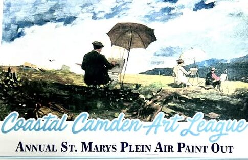 Flyer for Coastal Camden Art League 2026 Plein Air Paint Out
