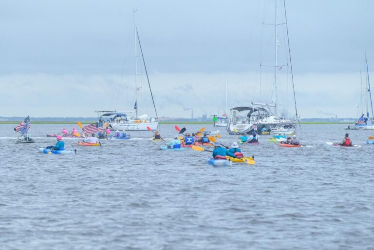 kayakers on the water