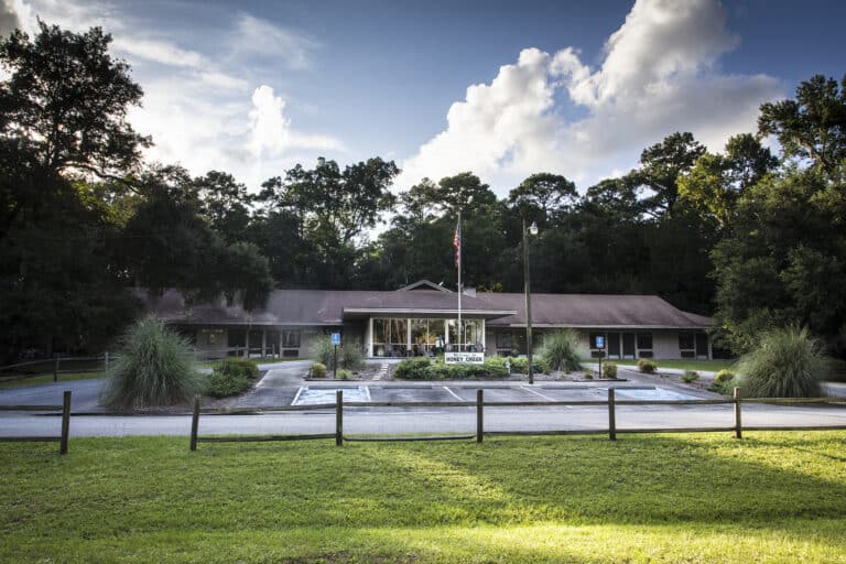 An exterior image of the Honey Creek Office area