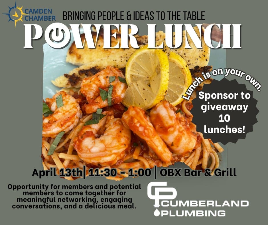 Chamber power lunch flyer april 2026