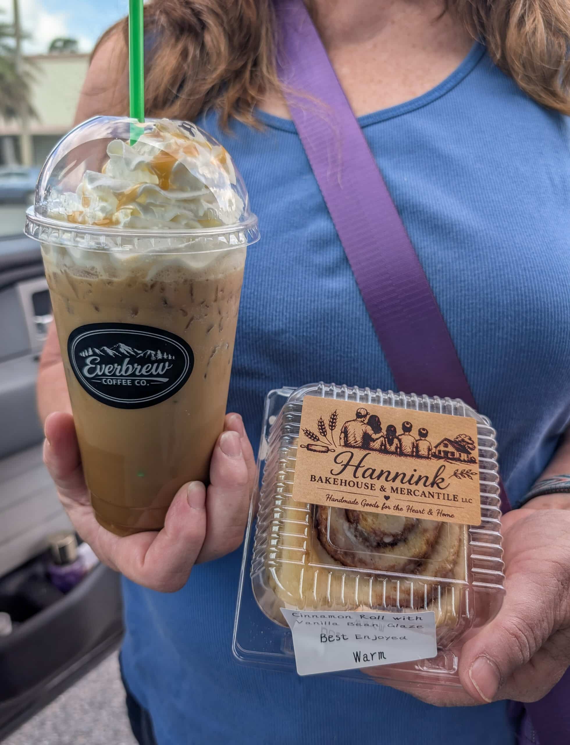Everbrew Coffee - Coffee & Cinnamon Roll - KCVB