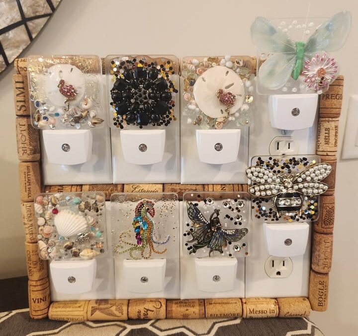 Image of Resin Night Lights with Velma at Coastal Camden Art League