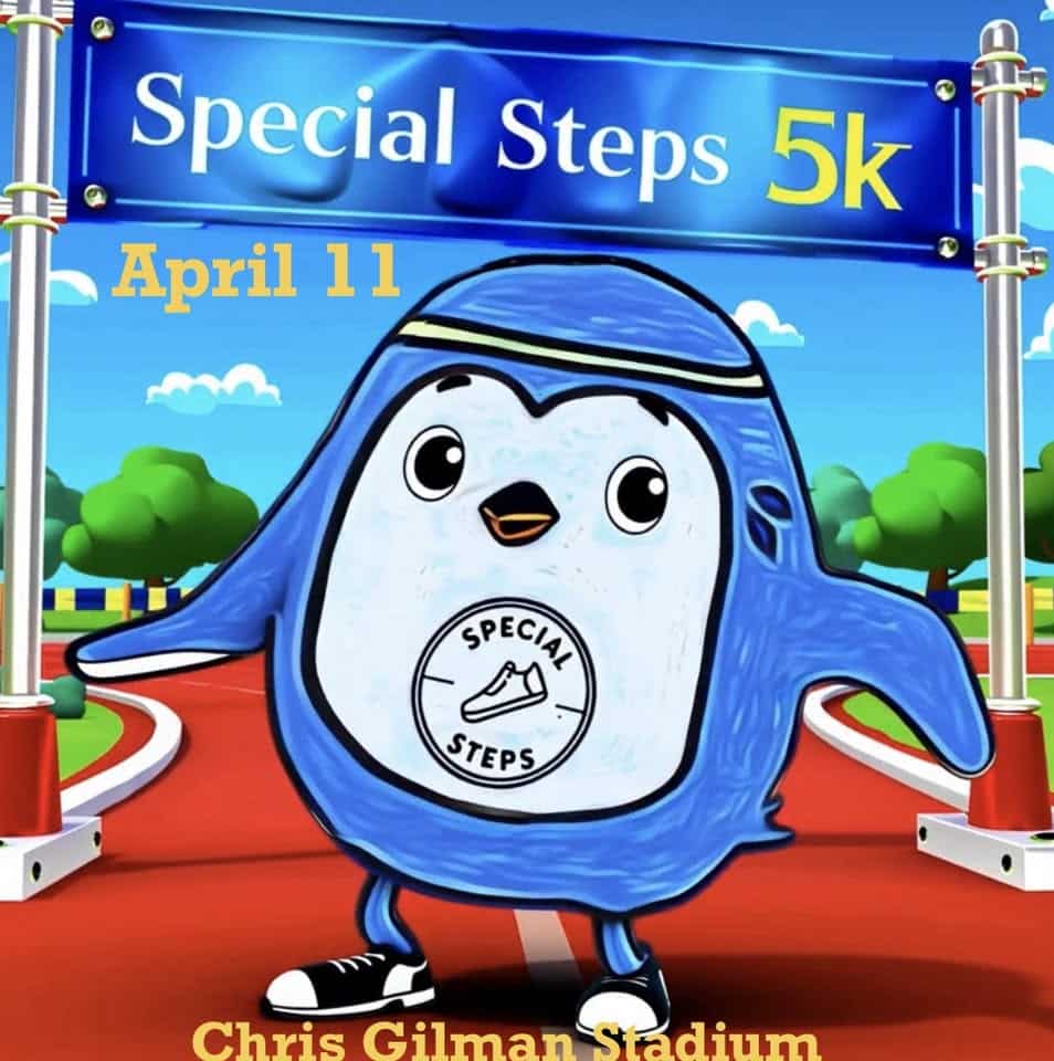 Graphic for Camden Special Steps 5K Fundraiser 2026.