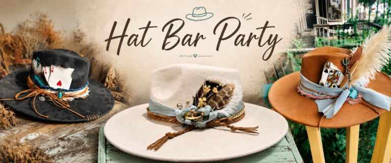 Graphic for DIY Felt Hat Decorating event