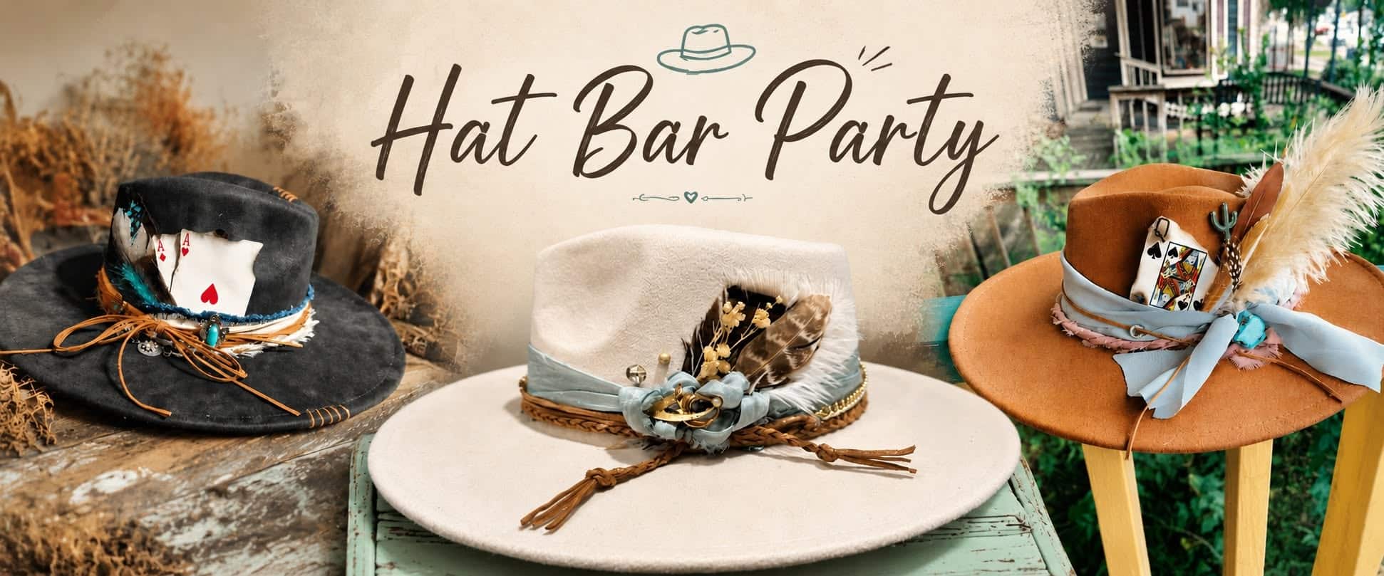 Graphic for DIY Felt Hat Decorating event