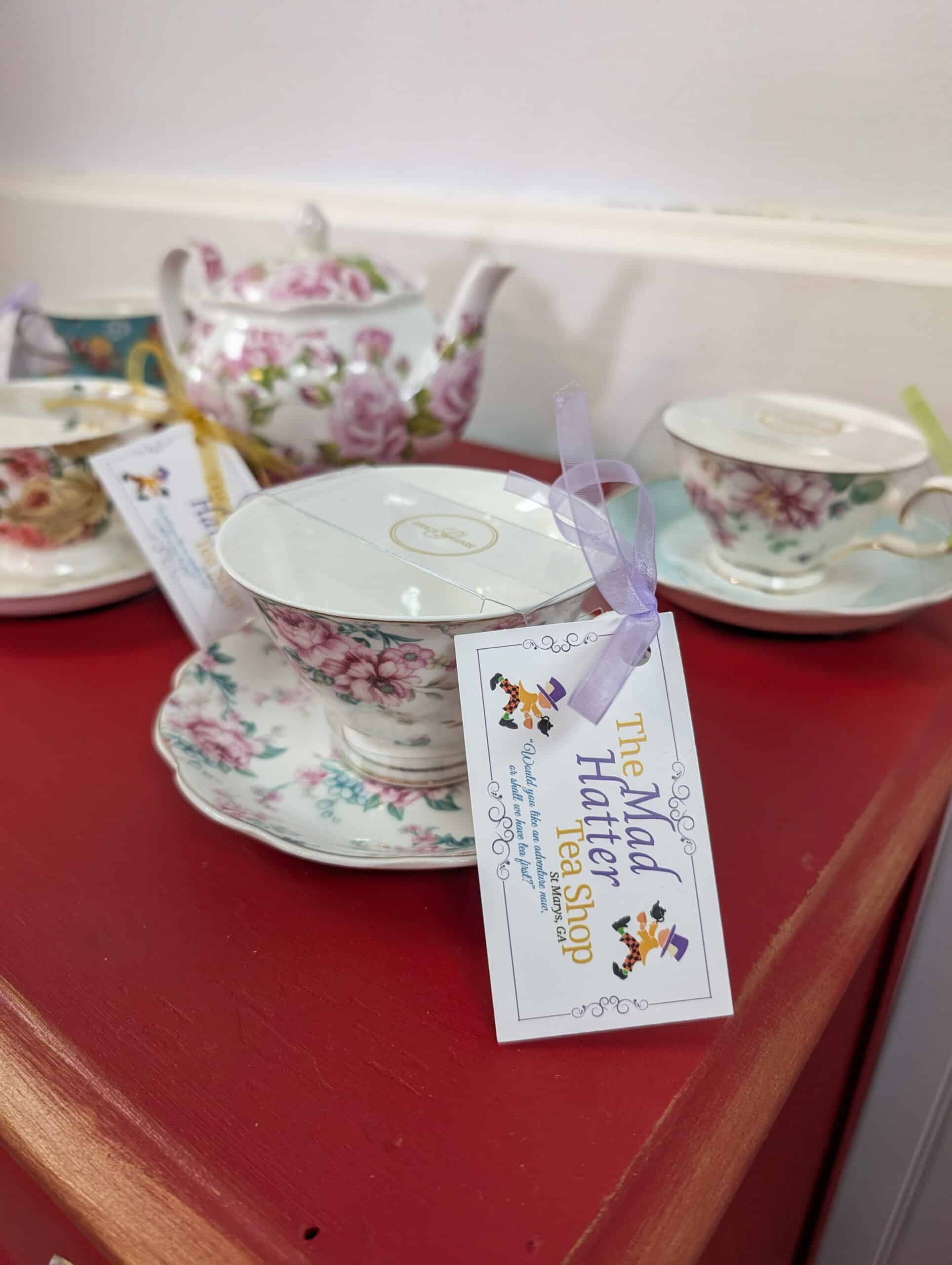 Teacups at the Mad Hatter Tea Shop