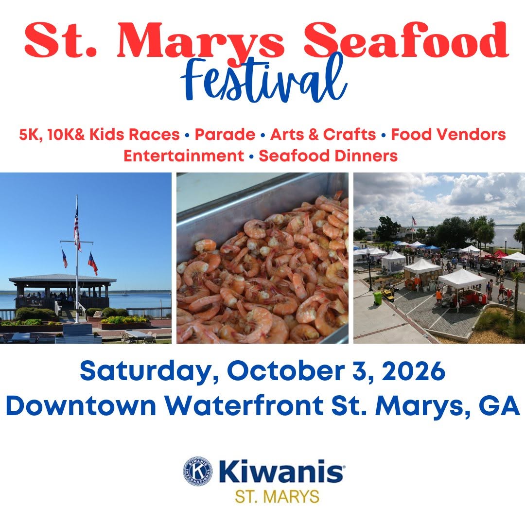Graphic for St. Marys Seafood Festival 2026