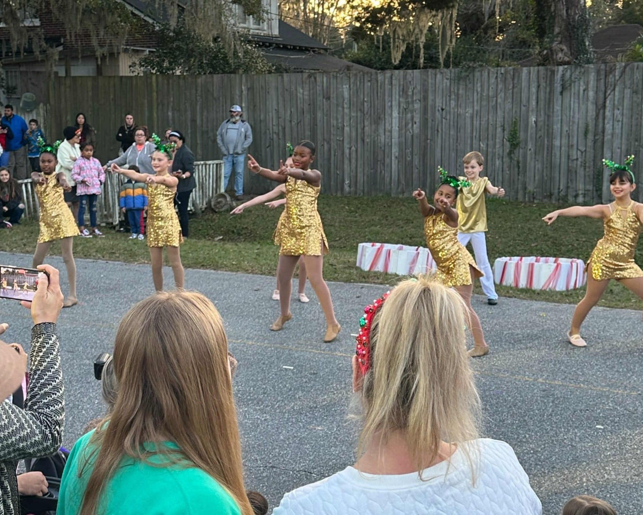 Snowy Christmas Dancers Entertainment